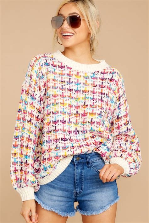 colorful sweaters for women.